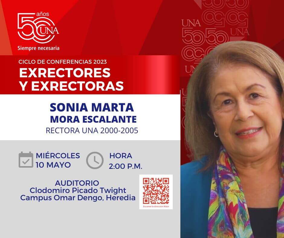 Conversatorio con Sonia Marta Mora Escalante